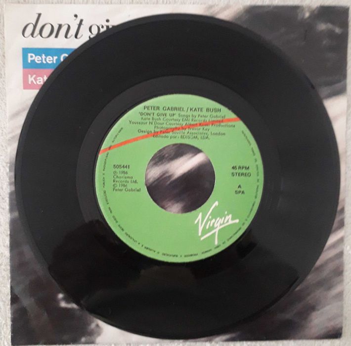 Peter Gabriel single "Don't give up"