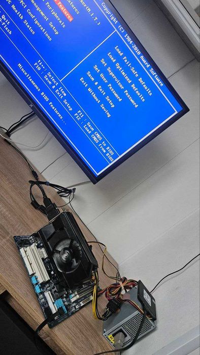 Материнка Gigabyte P43 s775 + Core 2 Duo + 4gb РОБОЧЕ