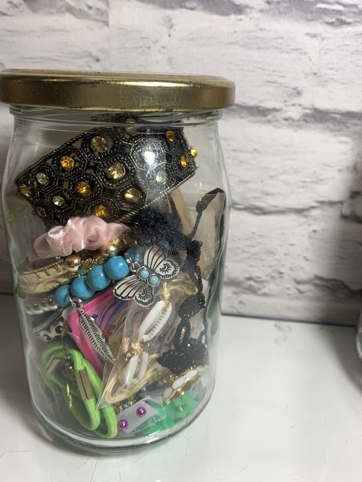 Zestaw biżuterii słoik noespodzianka