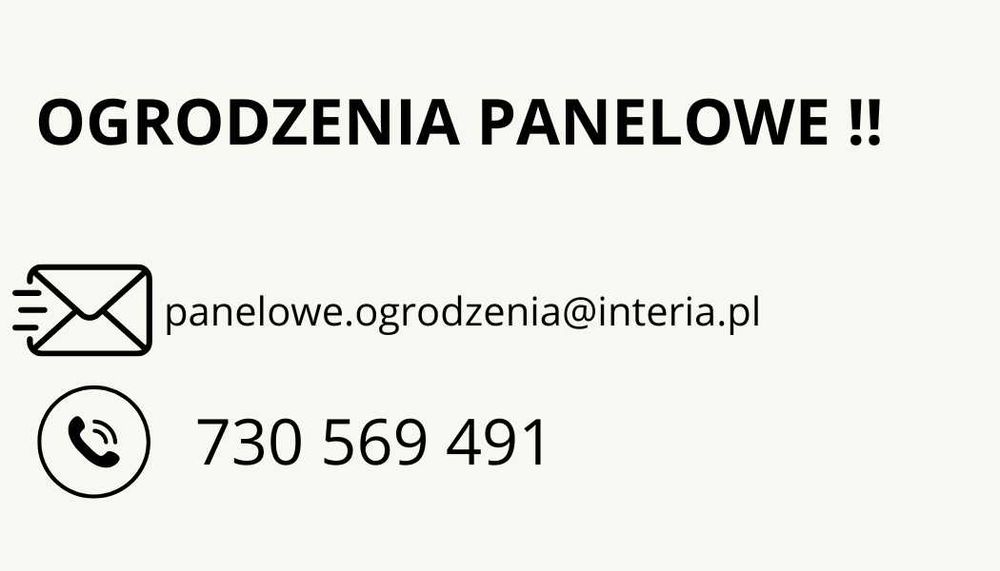PROMOCJA !!  H*123 #4 kompletne OGRODZENIE panelowe