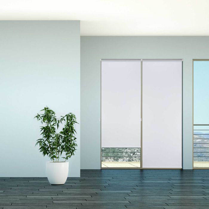 Roleta okienna termoizolacyjna biała 80 cm x 160 cm Relalaxdays