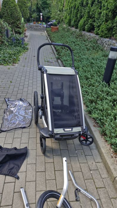 Przyczepka Thule Chariot Lite single plus zestaw do joggingu