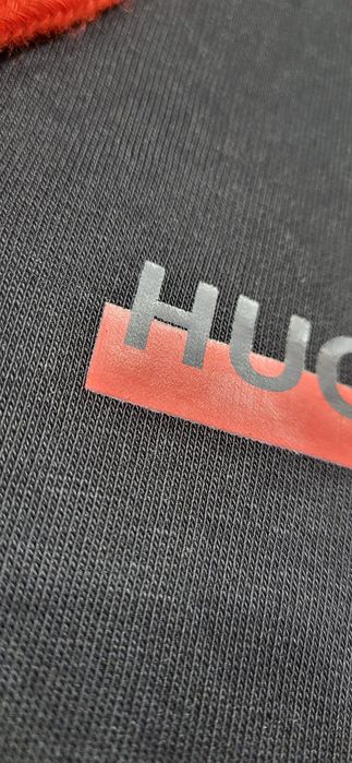 Hugo bluza dresowa męska z kapturem lamówki premium S