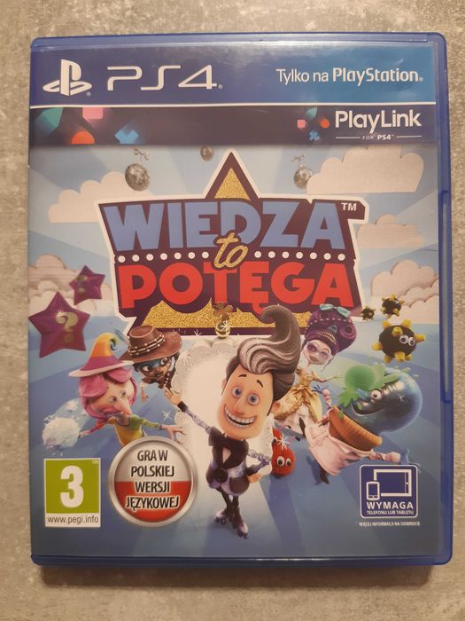 WIEDZA TO POTĘGA gra na PS4 PS5 Playstation jak nowa