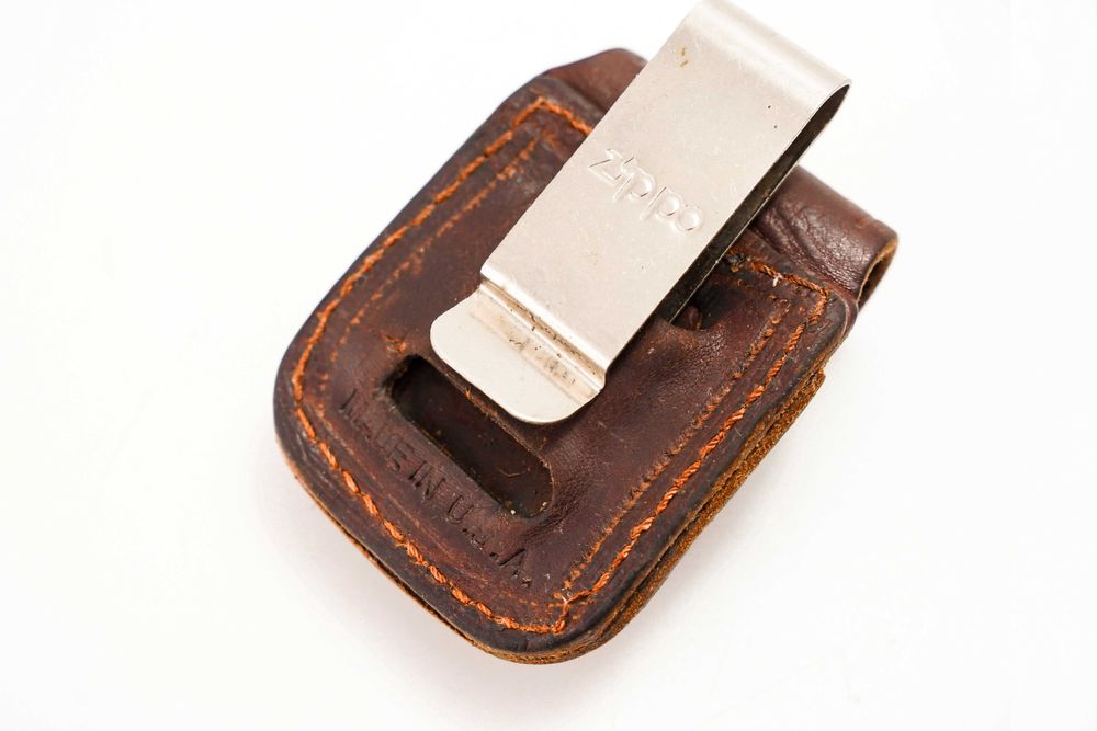 Кожаный чехол Zippo (Оригинал, Made in USA) для зажигалки