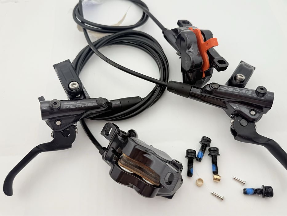Нові гідравліні гальма Shimano Deore M6120 4 поршеві