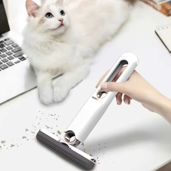 NOWE! Mini mop płaski z wyciskaczem gąbką do mycia okien szyb półek
