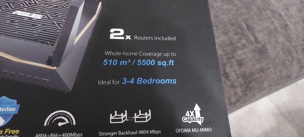 ASUS RT-AX92U (6100Mb/s a/b/g/n/ac/ax) zestaw 2szt.