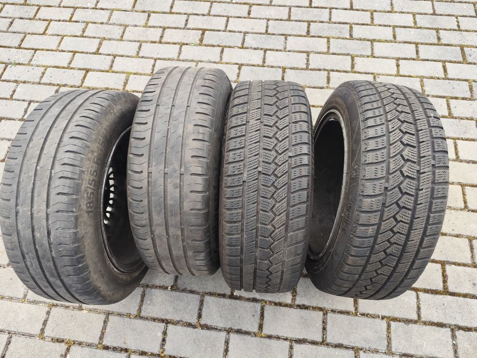 Jantes 15 c/ pneus 185/55 R15.