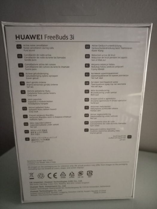 Auriculares sem fios Huawei FreeBuds