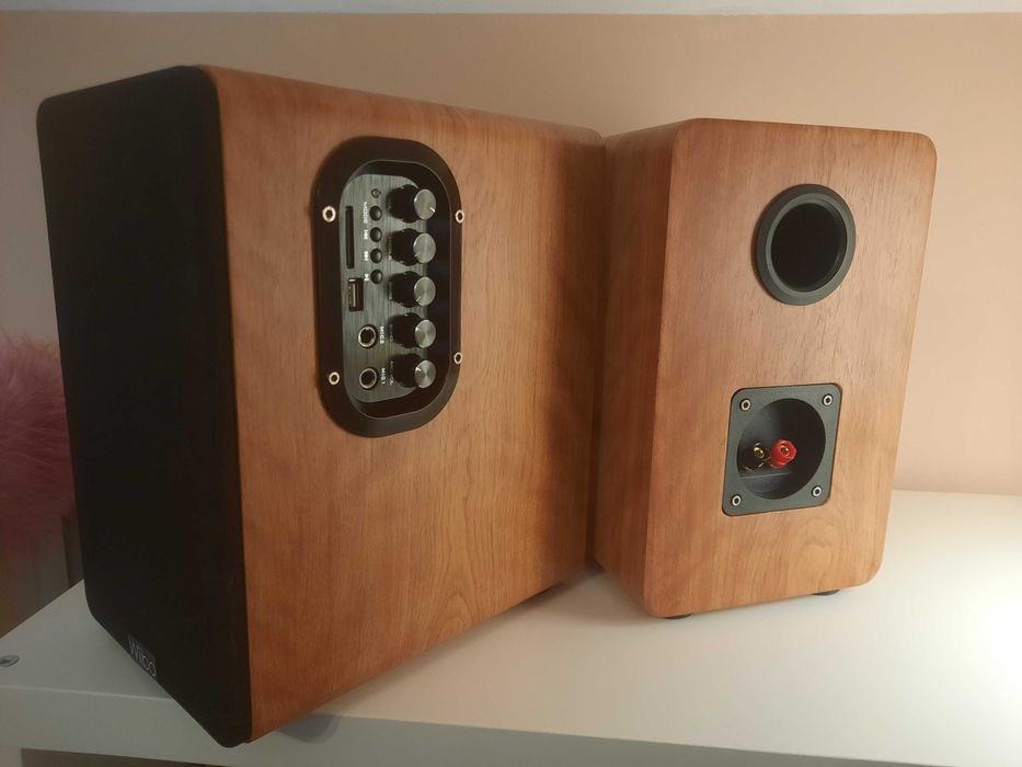 Monitory Aktywne Wiibo – nieużywane, Bluetooth, pilot Karaoke (2x MIC)