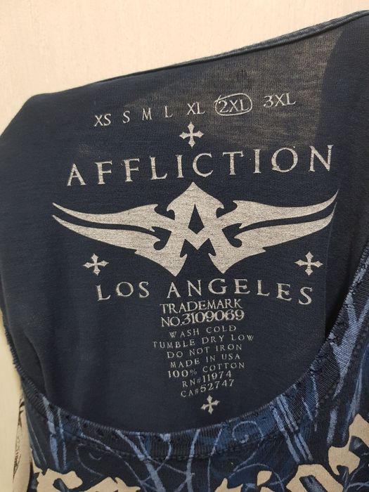 Футболка Affliction USA, размер XХL - наш 54-56