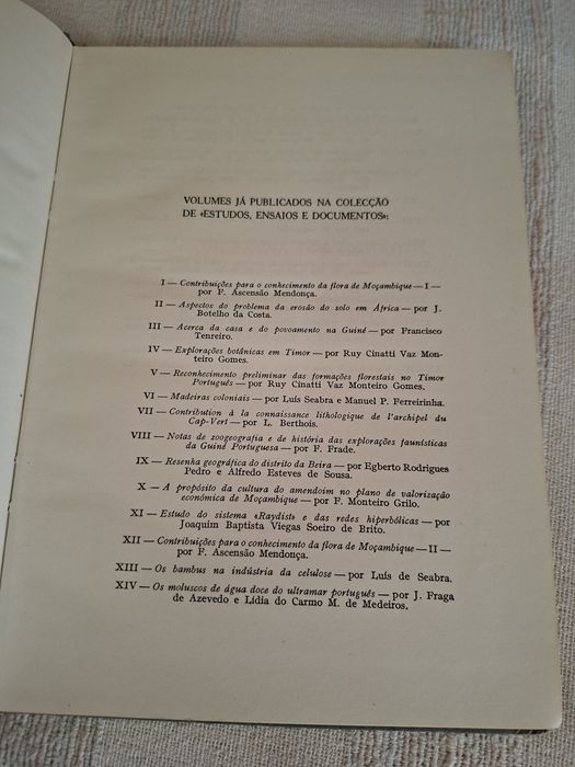 Ministério do Ultramar Estudos Ensaios e Documentos