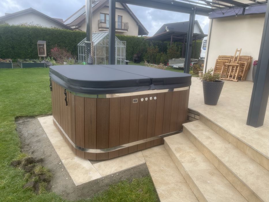 Jacuzzi balia kwadratowa raty mini basen Balia Bania Leżanka