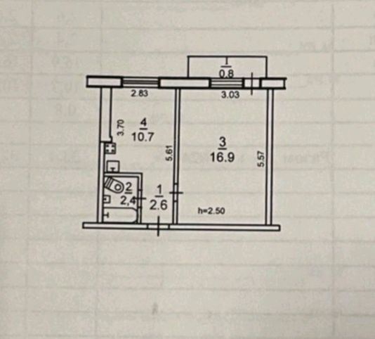 Продам 1ком квартиру на Победе 1  евроремонтом
