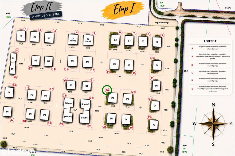 Jedyny taki dom w inwestycji! Dom nr 26 | 84,92 m² | Działka 569 m² |