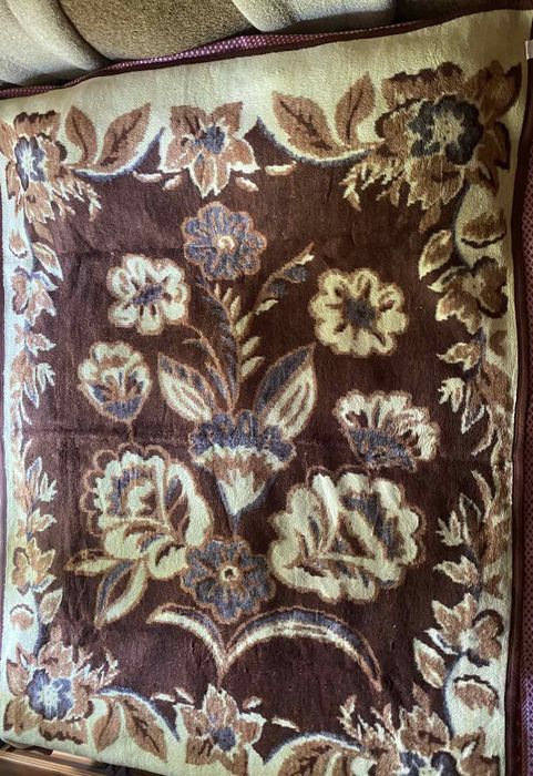 Плед плюшевый.  б/у