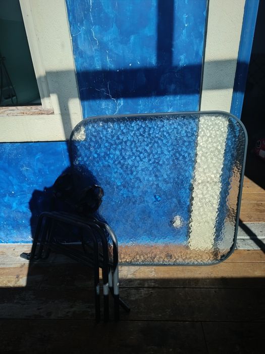Mesa Vidro Casa/Jardim