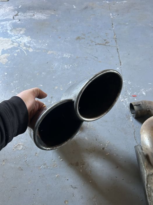 Насадки глушителя porsche cayenne techart