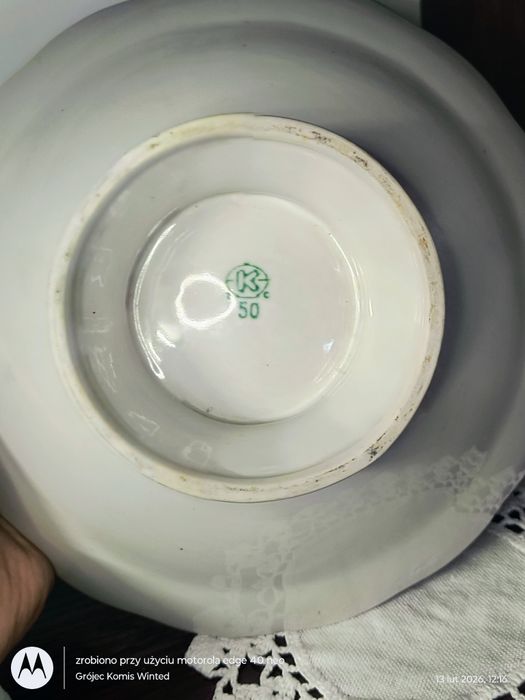 Stara patera fioletowa