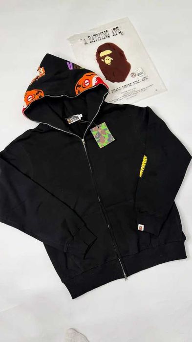 Зіп-худі Bape Tiger чорне - Брендова Упаковка