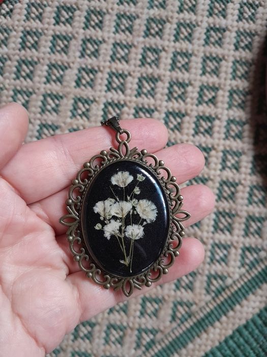 Підвіска жіноча двухстороння Квіти