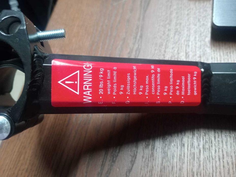 Bagageiro Bicicleta Alumínio (Carga 9kg) + Refletor Certificado