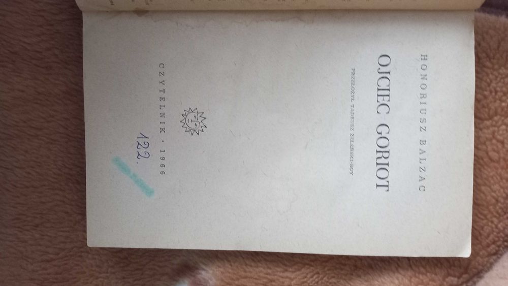 Ojciec Gorion Honoriusz Balzac