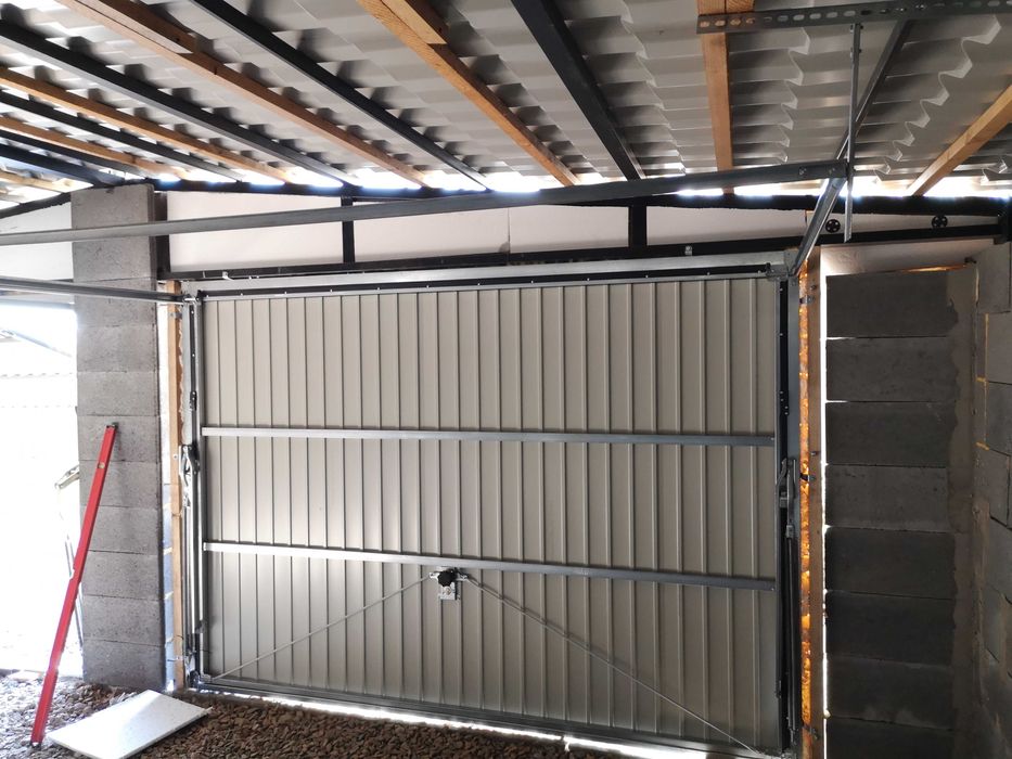 Brama garażowa uchylna 3000x2100 antracyt grafit brąz czarna uchył