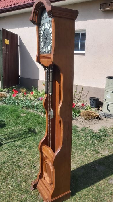 zegar stojący niemiecki po naprawie u zegarmistrza