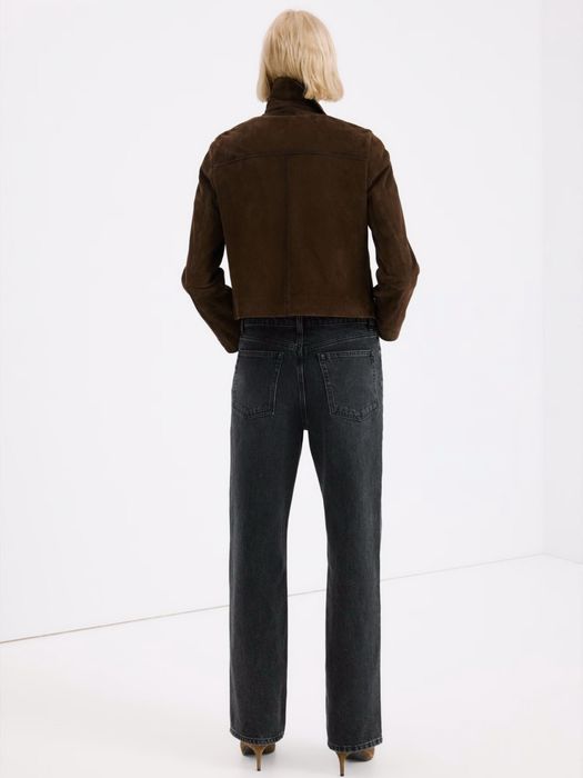 Прямі джинси Mango темно-сірі 36р