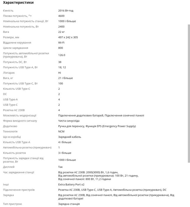 Зарядна станція EcoFlow DELTA Max 2000 (DELTA2000-EU)