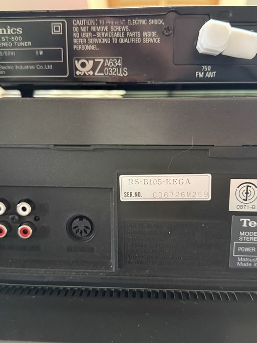 Wieża Technics made in Japan