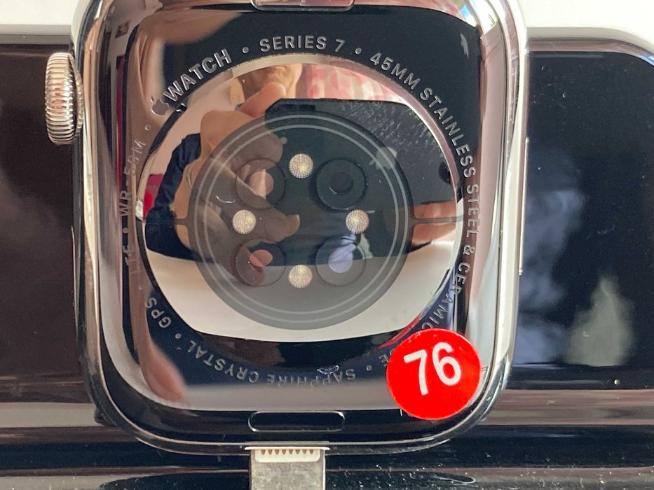 Apple Watch Series 7 - 45mm GPS LTE em AÇO