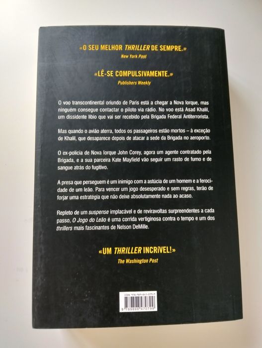 O Jogo do Leão, de Nelson DeMille