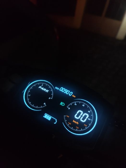Trotinete Elétrica AUSOM L1 (800 W - Autonomia: 70 Km - Cinzento e Amarelo)
