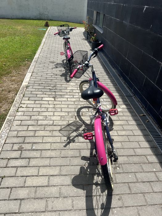 2 Bicicletas B'TWIN Criança – 20" e 24" – Cesto