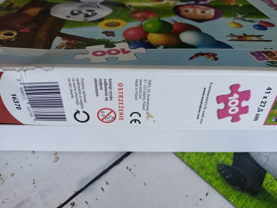 Puzzle Masza i Niedźwiedź 100 elementów