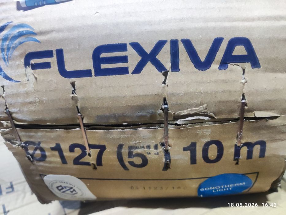 Rura spiro izolowana fi125mm 10m