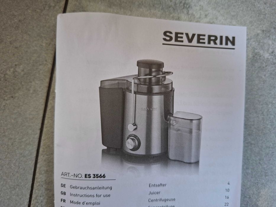 Sokowirówka SEVERIN ES 3566, 400W