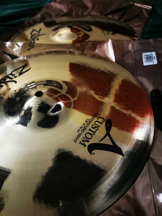 NOWY Zildjian A Custom mastersound 14" Hi-Hat talerze Perkusja