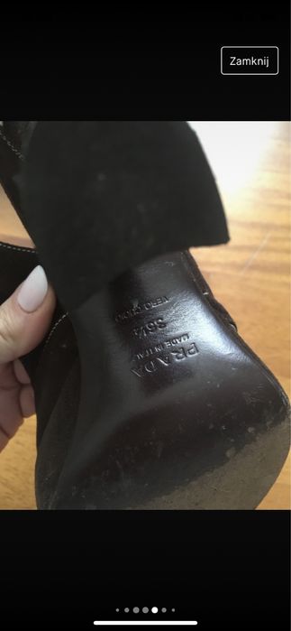 Prada buty rozm. 36,5 -23cm