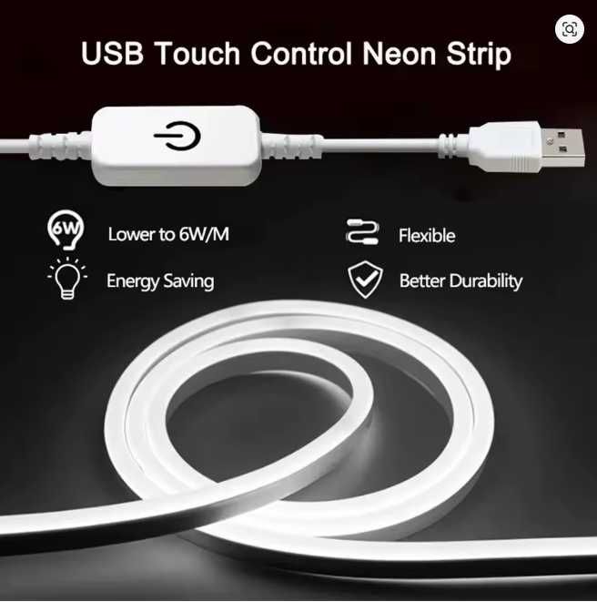 Світлодіодна стрічка USB DC 5V 1м