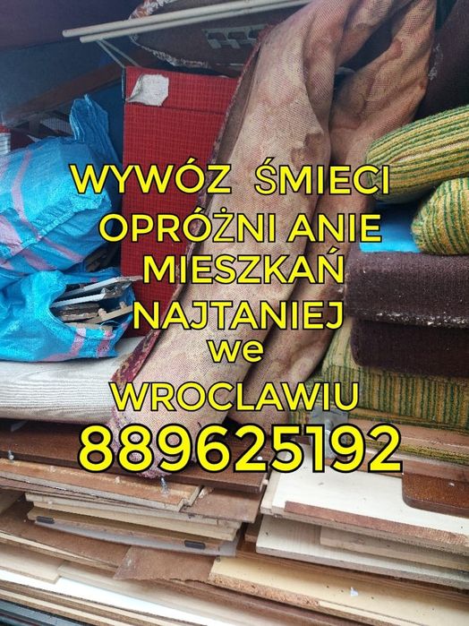 Opróżnianie Mieszkań Domów Strychów Piwnic Garaży,Wywóz Gratów Mebli