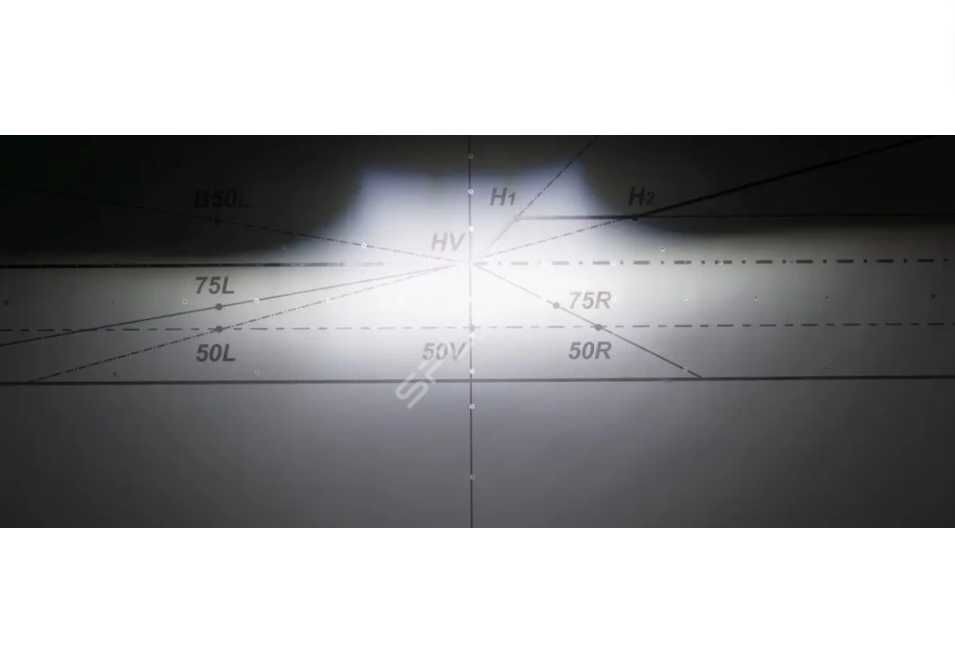 Светодиодные линзы DriveX Bi-LED Evolution F1 DRL 45w 6000K 3.0