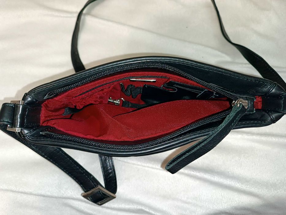 Сумка Bodenschatz Германия кросс-боди натуральная кожа