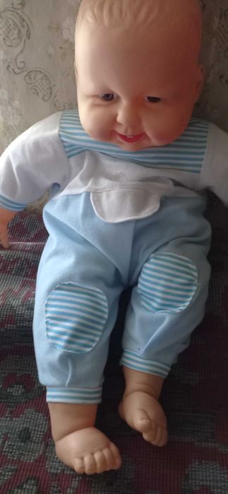 Пупс мягконабивной , пупс смеющийся, большой пупс