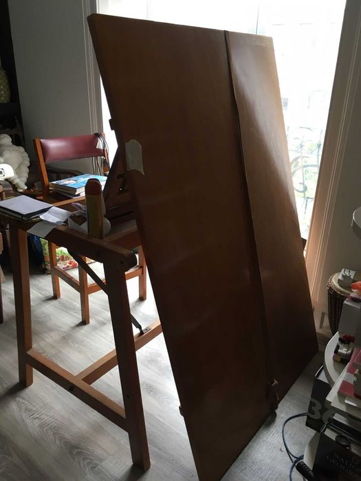 Estirador em madeira maciça (otimo estado)