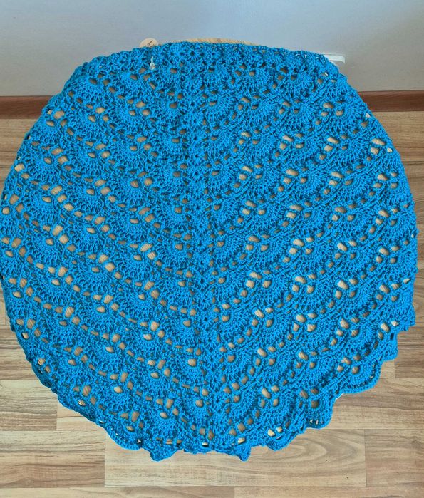Turkusowa chusta - HANDMADE