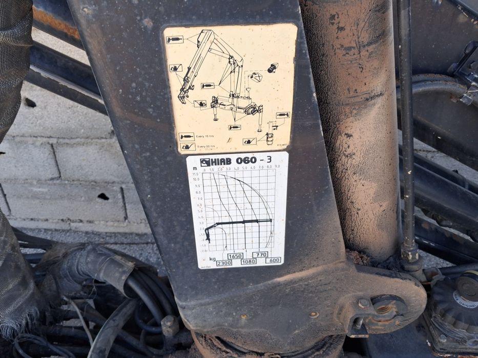 Várias gruas Hiab 060
